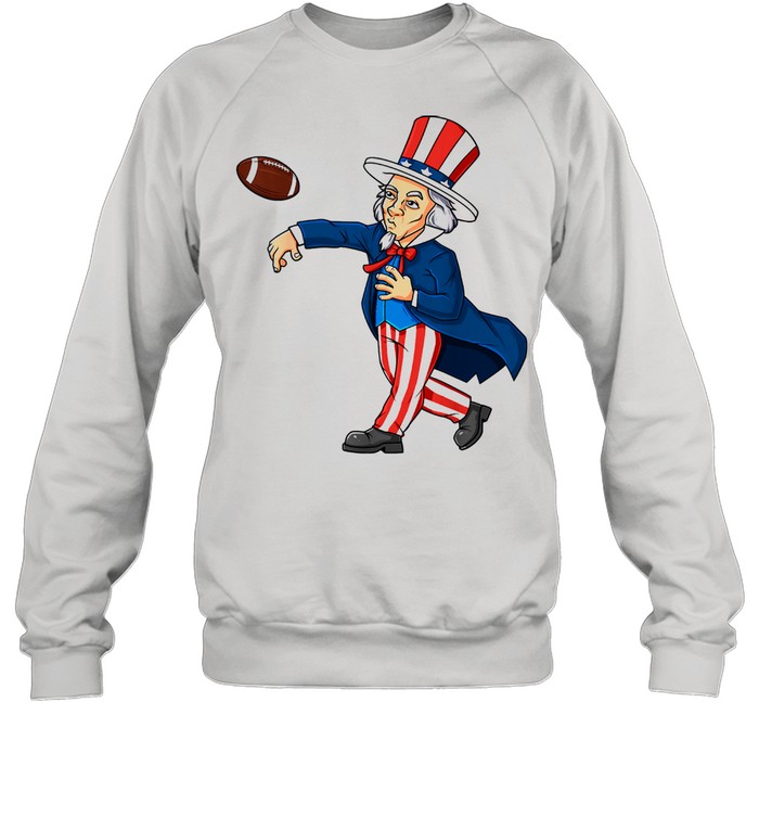 Uncle Sam Football 4th Of July Patriotic Unisex Sweatshirt