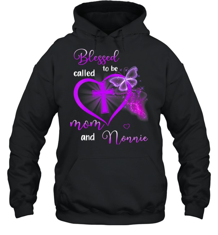 Blessed To Be Called Mom And Nonnie Mother's Day shirt Unisex Hoodie