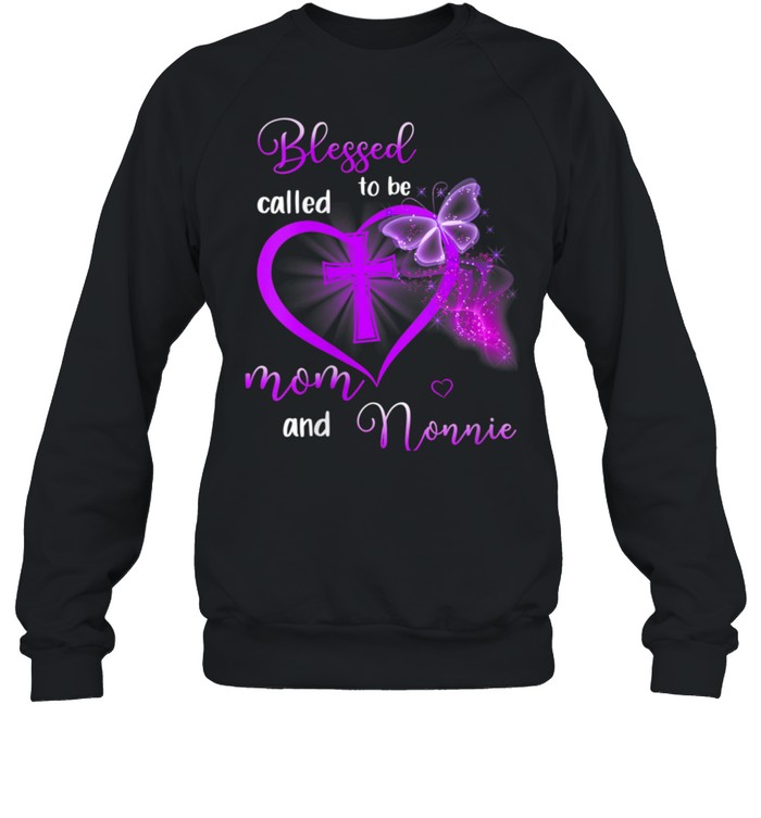 Blessed To Be Called Mom And Nonnie Mother's Day shirt Unisex Sweatshirt