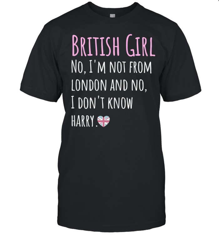 British Girl Problems Living In The USA From The UK shirt Classic Men's T-shirt