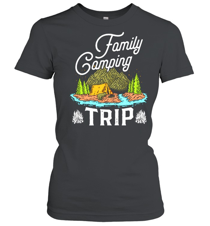 Matching Family Camping Trip  Matching Vacation shirt Classic Women's T-shirt