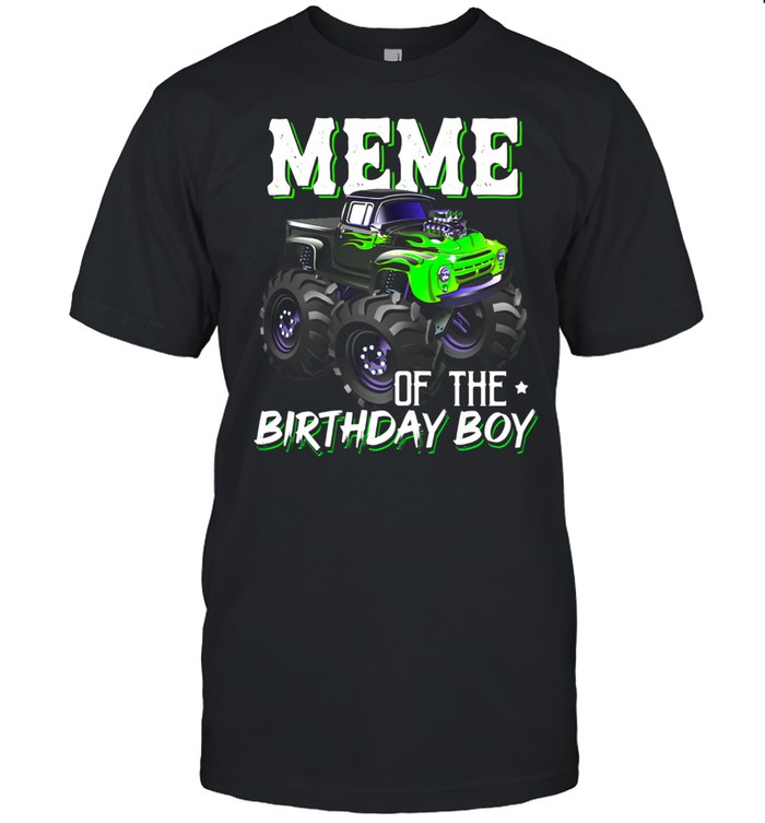Meme Of The Birthday Boy Monster Birthday Mothers Day shirt Classic Men's T-shirt