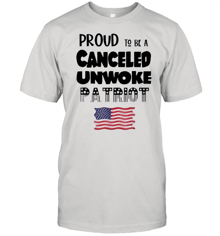 Proud to be Canceled Unwoke Patriot Political shirt Classic Men's T-shirt