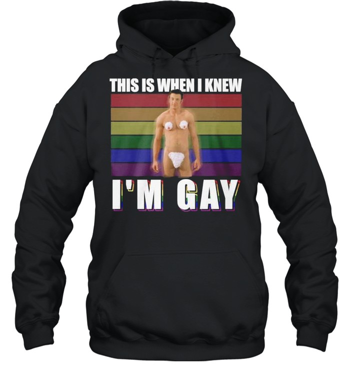 Chris Evans this is when I knew I’m gay shirt Unisex Hoodie