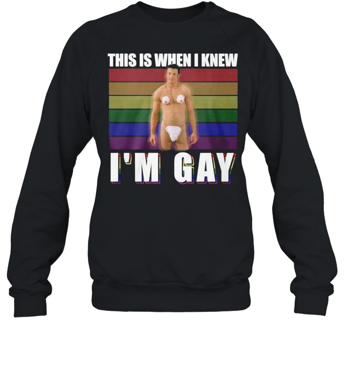 Chris Evans this is when I knew I’m gay shirt Unisex Sweatshirt