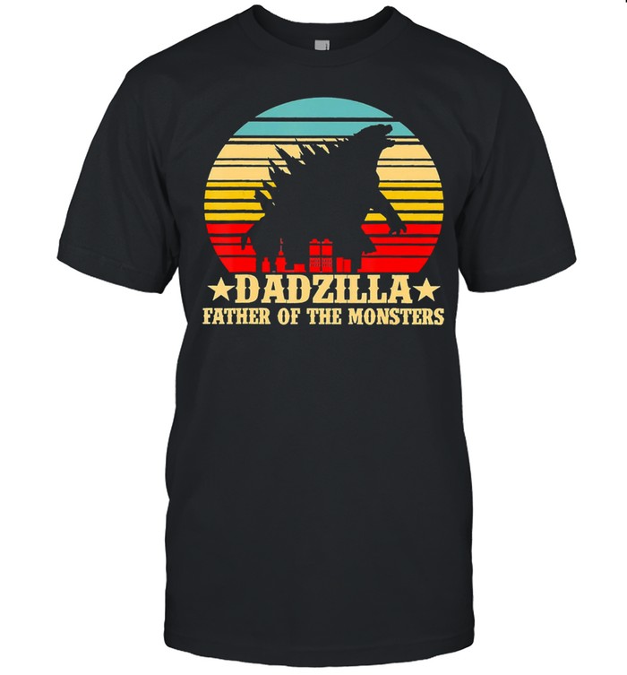 Dadzilla father of the monsters vintage shirt Classic Men's T-shirt