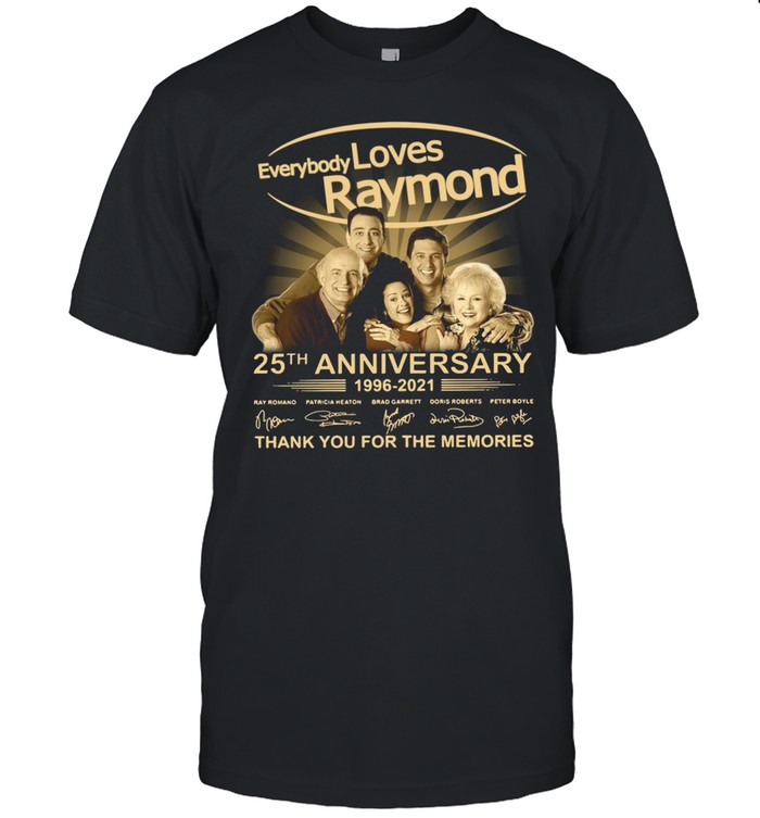 Every Loves Raymond 25th anniversary 1996 2021 thank you for the memories signatures shirt Classic Men's T-shirt