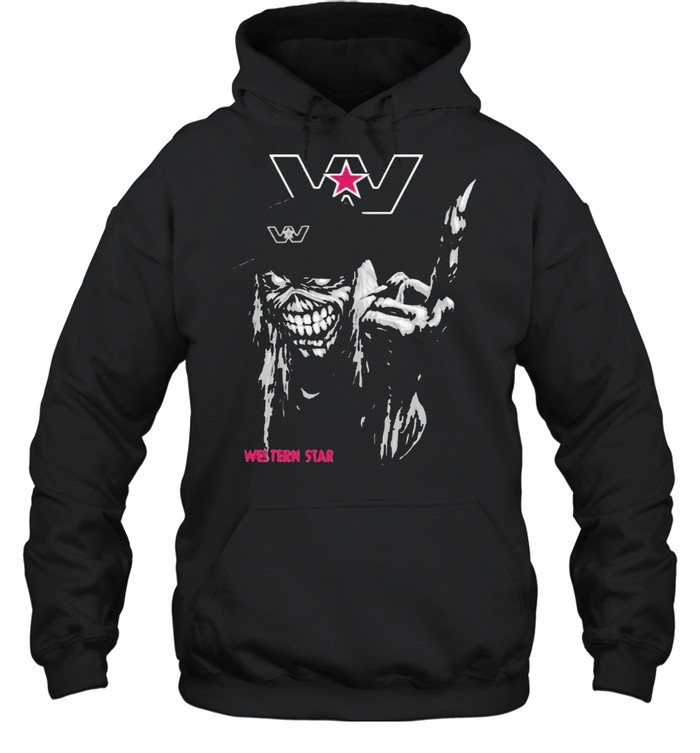 Skull Western Star Truck Logo Unisex Hoodie