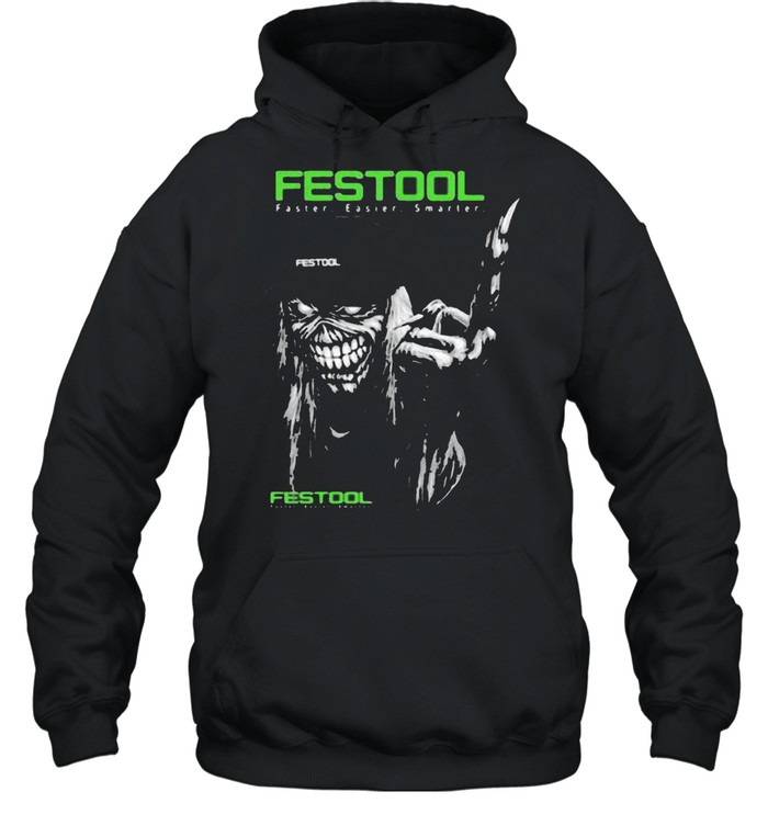 Skull With Festool Faster Easier Smarter Logo Unisex Hoodie