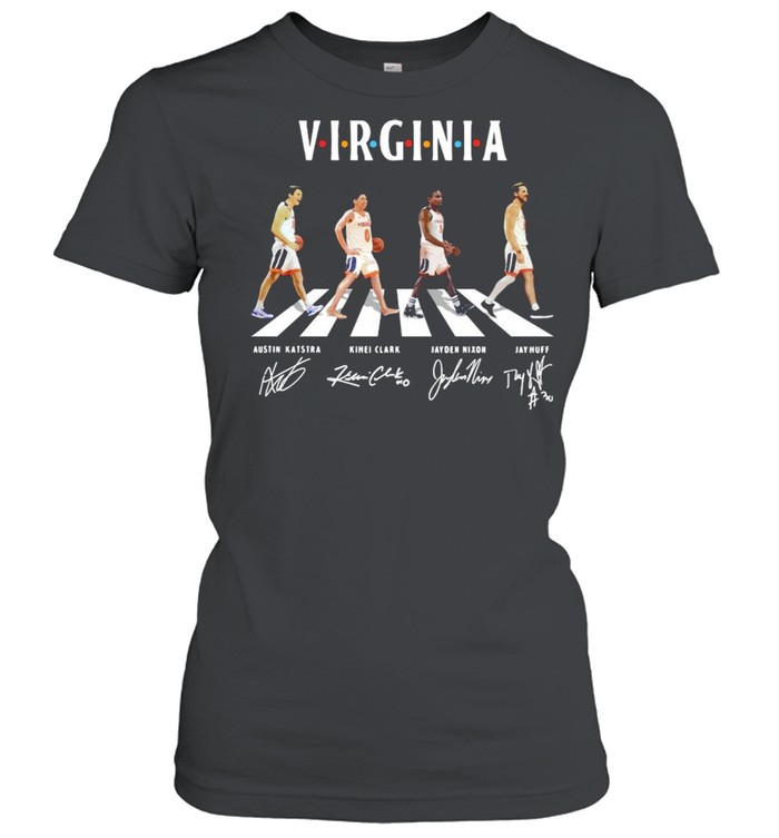 Virginia Abbey Road Austin Katstra Kihei Clark Signatures shirt Classic Women's T-shirt