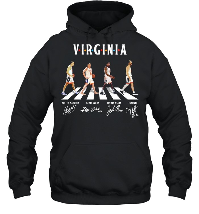 Virginia Abbey Road Austin Katstra Kihei Clark Signatures shirt Unisex Hoodie