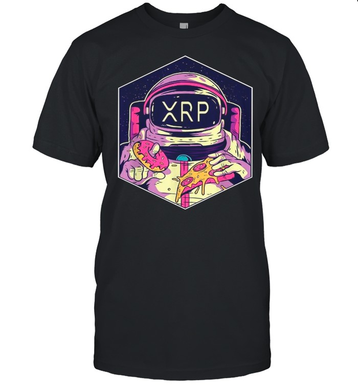 XRP Symbol Crypto Currency To The Moon Astronaut shirt Classic Men's T-shirt