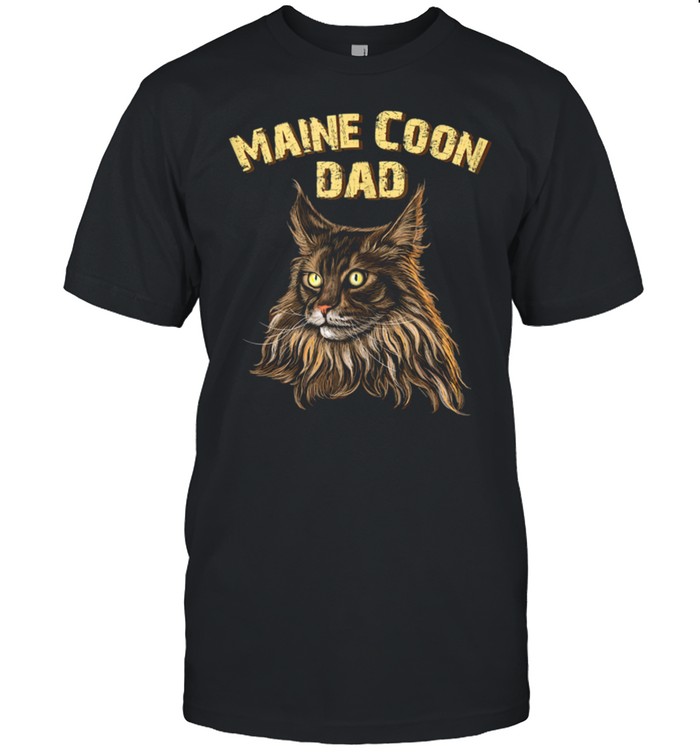 Gift Maine Coon Cat dad shirt Classic Men's T-shirt