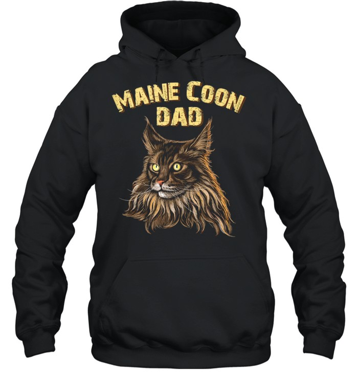 Gift Maine Coon Cat dad shirt Unisex Hoodie