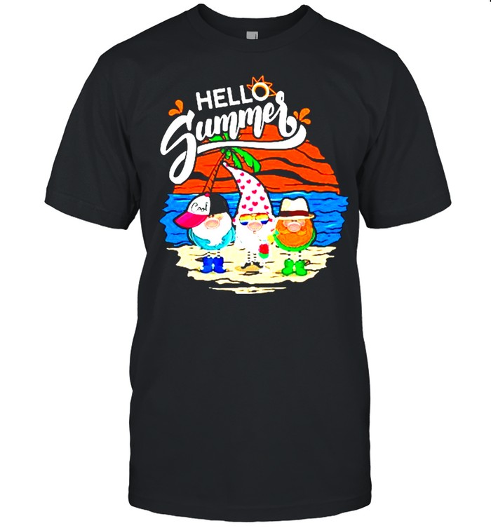 Gnomes Hello Summer shirt Classic Men's T-shirt