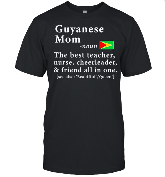 Guyanese Mom Definition Guyana Flag Mothers Day shirt Classic Men's T-shirt