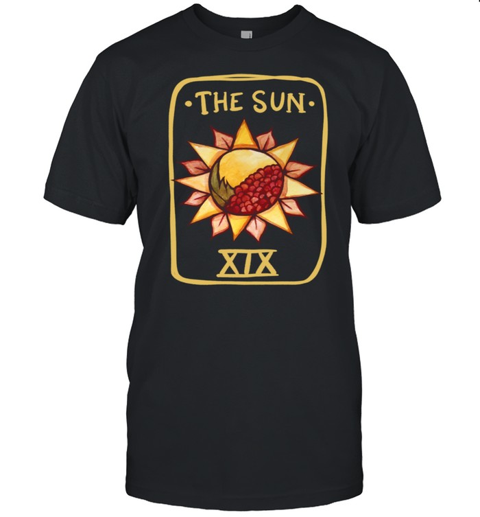 The Sun Tarot Card Die Sun Tarot Card Art Witchy heidnisch shirt Classic Men's T-shirt