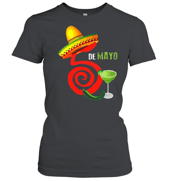 Cinco De Mayo Fiesta Camisa 5 De Mayo Viva Mexico T-shirt Classic Women's T-shirt