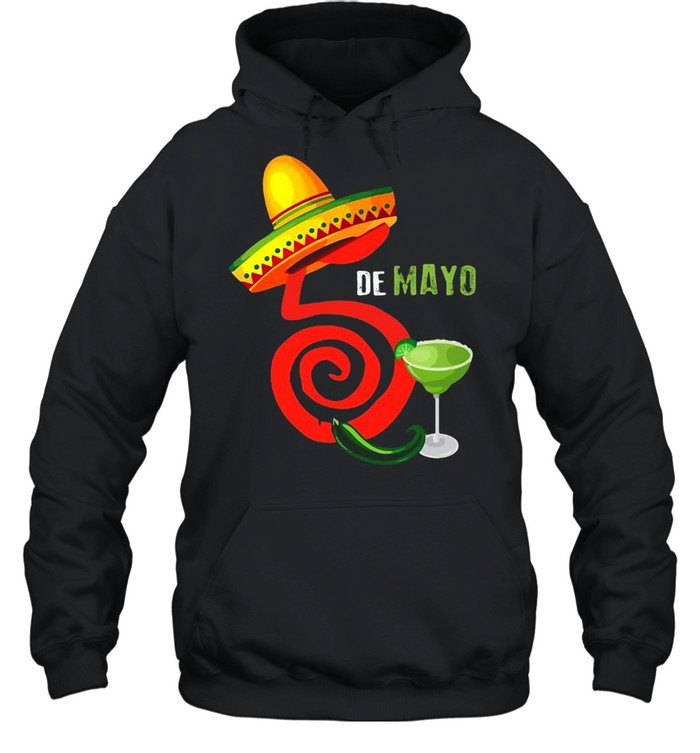 Cinco De Mayo Fiesta Camisa 5 De Mayo Viva Mexico T-shirt Unisex Hoodie