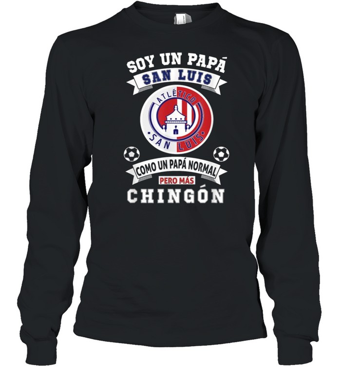 Club Atletico San Luis Futbol Mexicano Papa San Luis Long Sleeved T-shirt