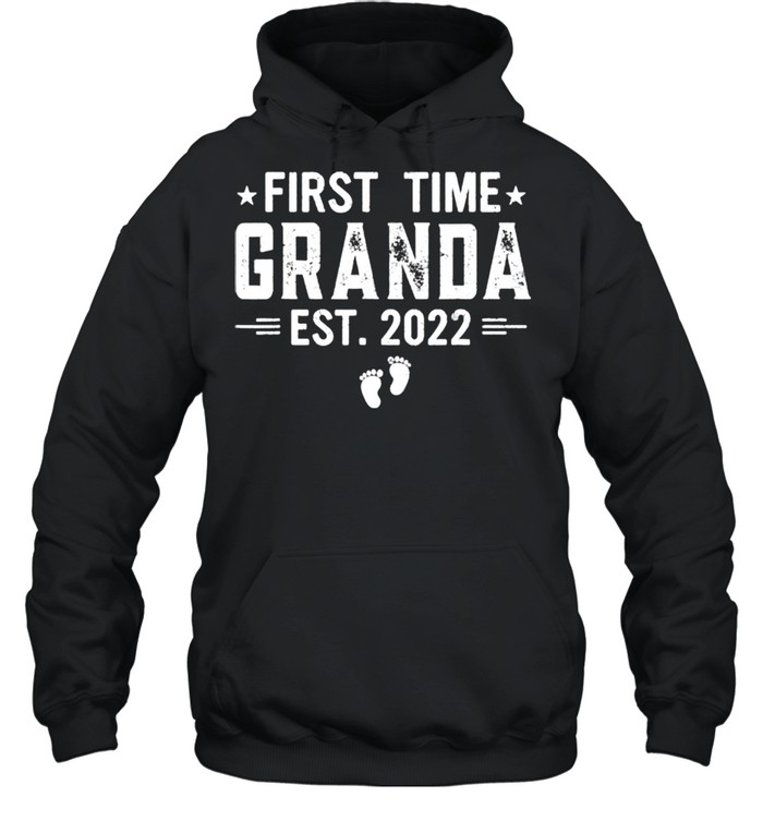 Father’s Day First Time Grandad Est 2022 Unisex Hoodie