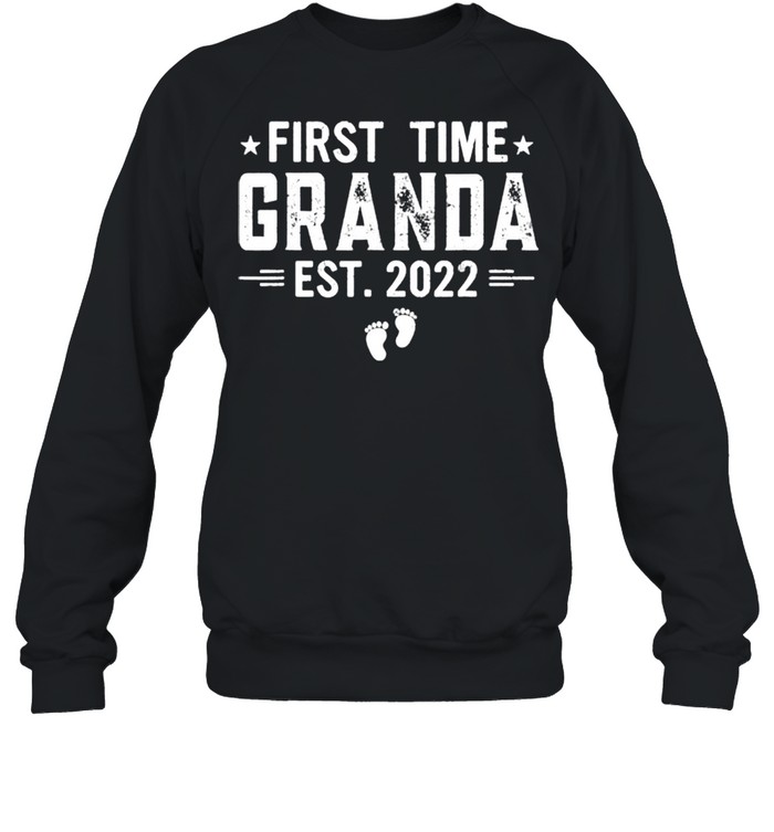 Father’s Day First Time Grandad Est 2022 Unisex Sweatshirt