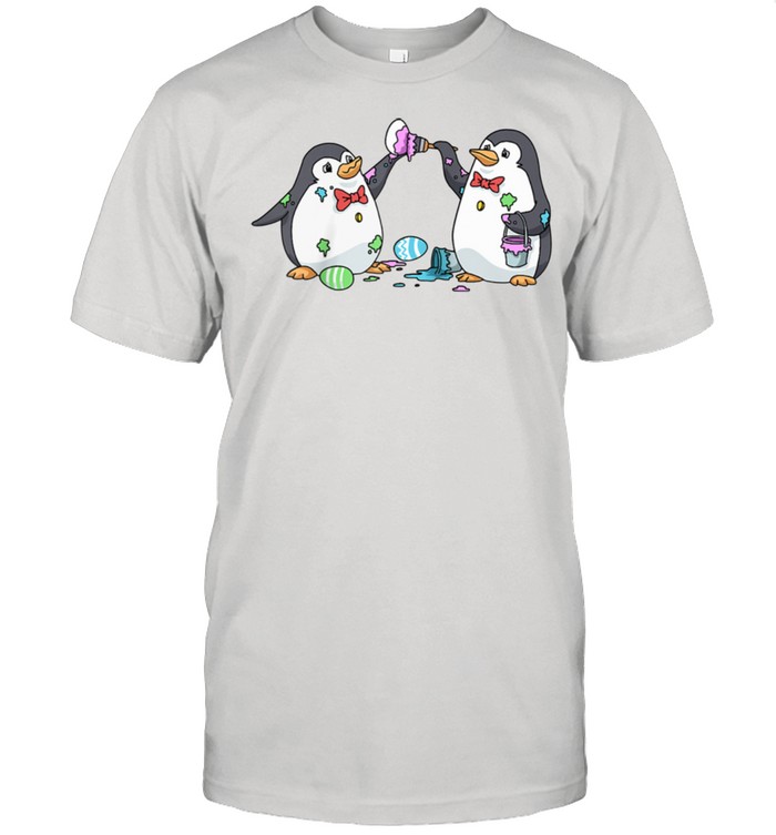 Happy Easter Penguin Boys Girls Easter Egg Penguin shirt