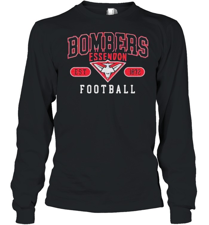 Bombers Essendon Football 1872  Long Sleeved T-shirt