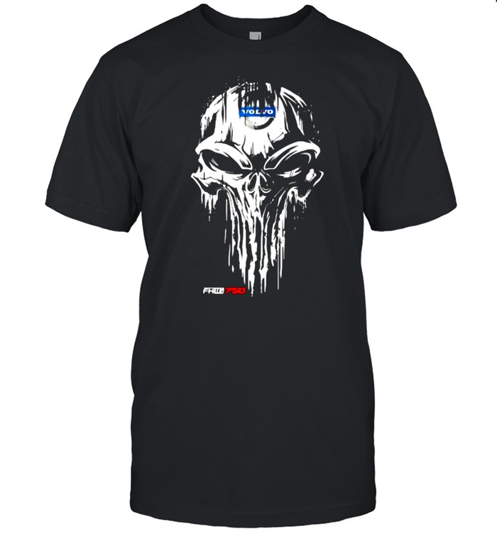 Punisher With Volvo Fh16 750 Logo  Classic Men's T-shirt