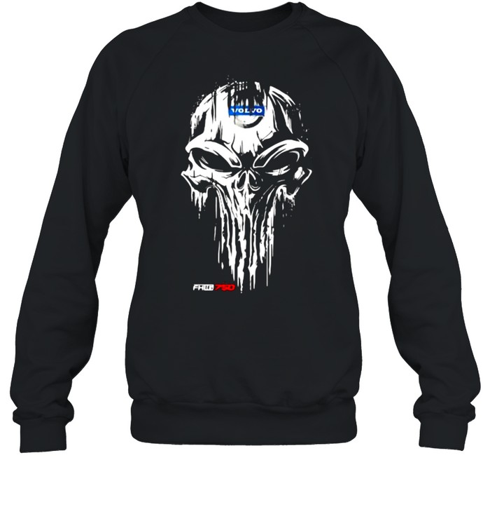 Punisher With Volvo Fh16 750 Logo  Unisex Sweatshirt