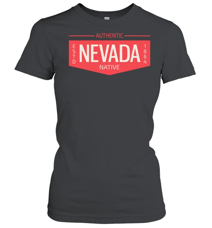 Nevada Native Authentic Patch Badge Flag Logo shirt Classic Women's T-shirt