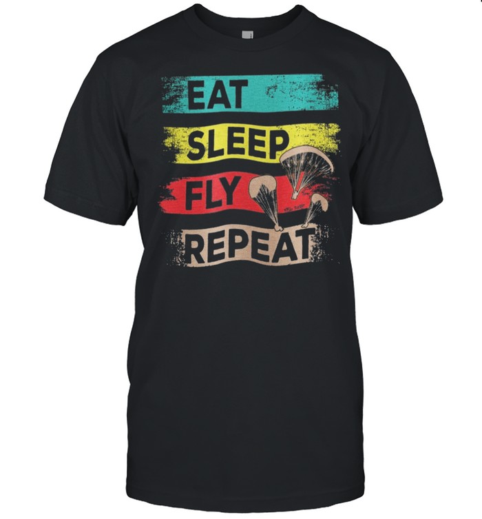 Eat sleep fly repeat shirt Classic Men's T-shirt