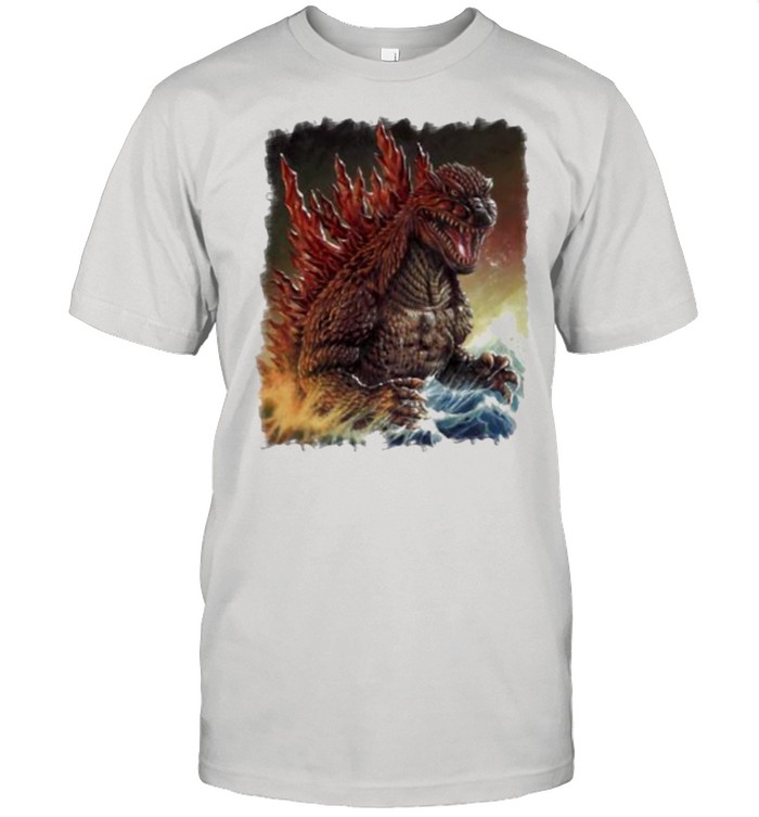 The Monster Team Big Fan Godzilla  Classic Men's T-shirt