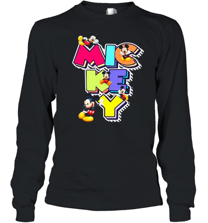 The Mickey Mouse Happy Birthday In May shirt Long Sleeved T-shirt
