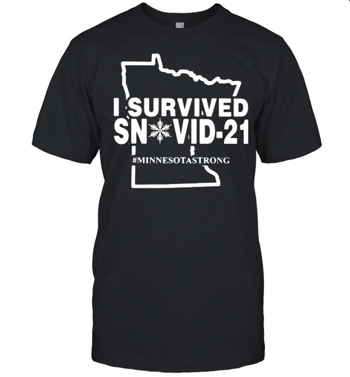 I Survived Snovid 21 Minnesotastrong  Classic Men's T-shirt