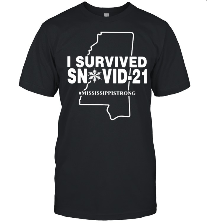 I Survived Snovid 21 Mississippstrong  Classic Men's T-shirt