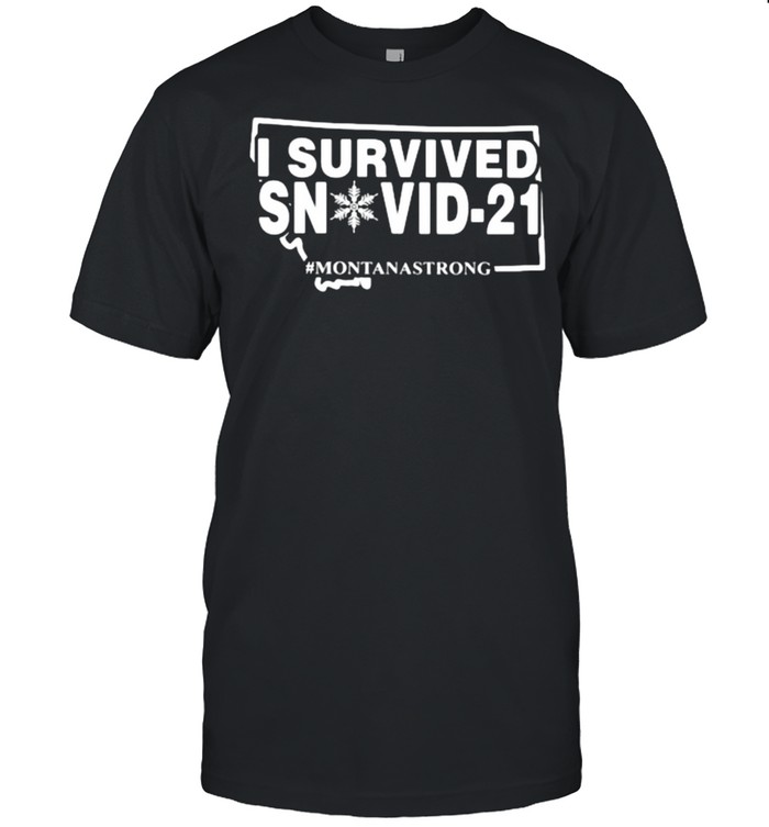 I Survived Snovid 21 Montanastrong  Classic Men's T-shirt
