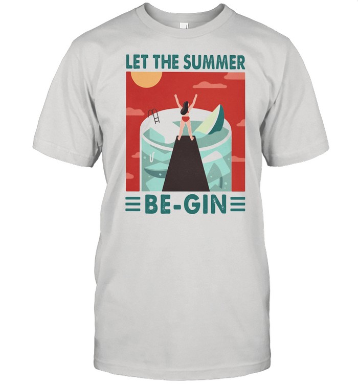 Let The Summer Be Gin Vintage Shirt