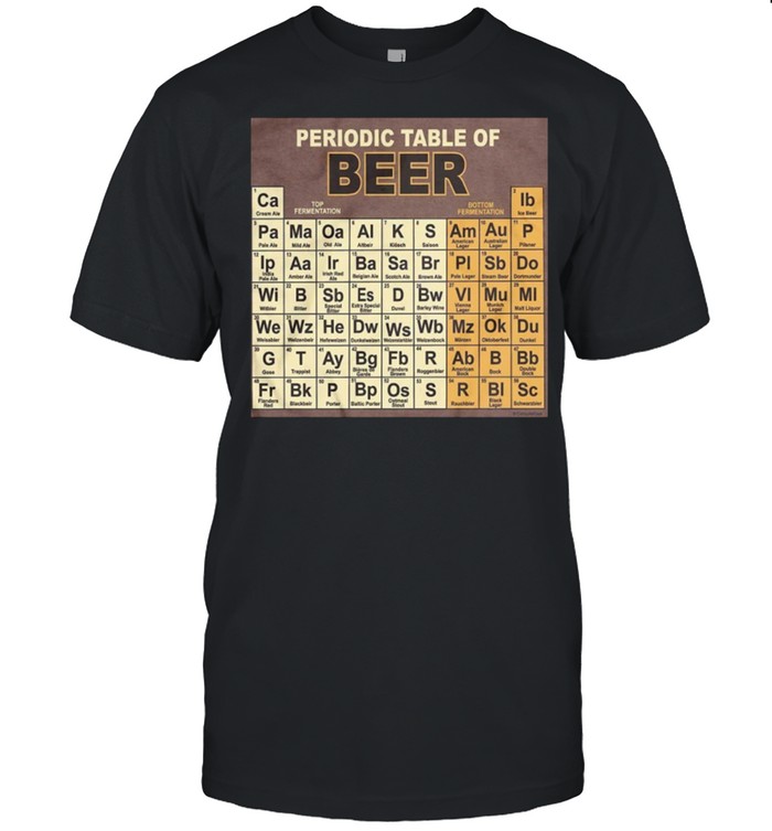 Periodic Table Of Beer Shirt Trend T Shirt Store Online