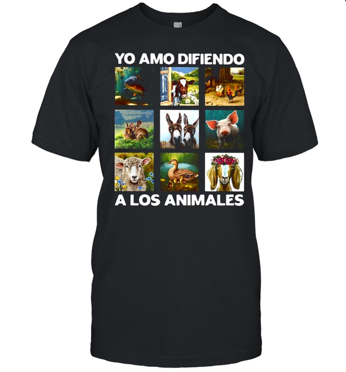 Yo Amo Difiendo A Los Animales T-shirt Classic Men's T-shirt