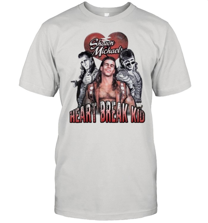 Heart Break Kid Shawn Michaels Vaporware Wrestling WOO Classic Men's T-shirt Heart Break Kid Shawn Michaels Vaporware Wrestling WOO Classic Men's T-shirt