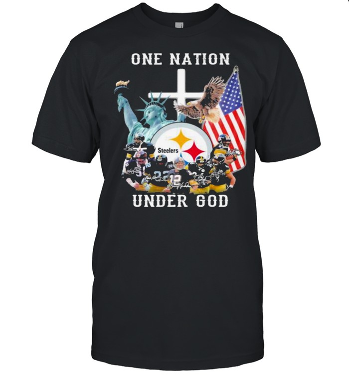 One Nation Under God Pittsburgh Steelers  Classic Men's T-shirt