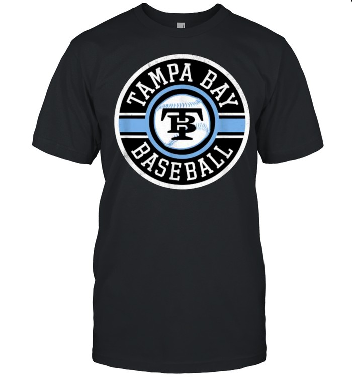Tampa Bay Baseball Retro Badge Ray  Classic Men's T-shirt