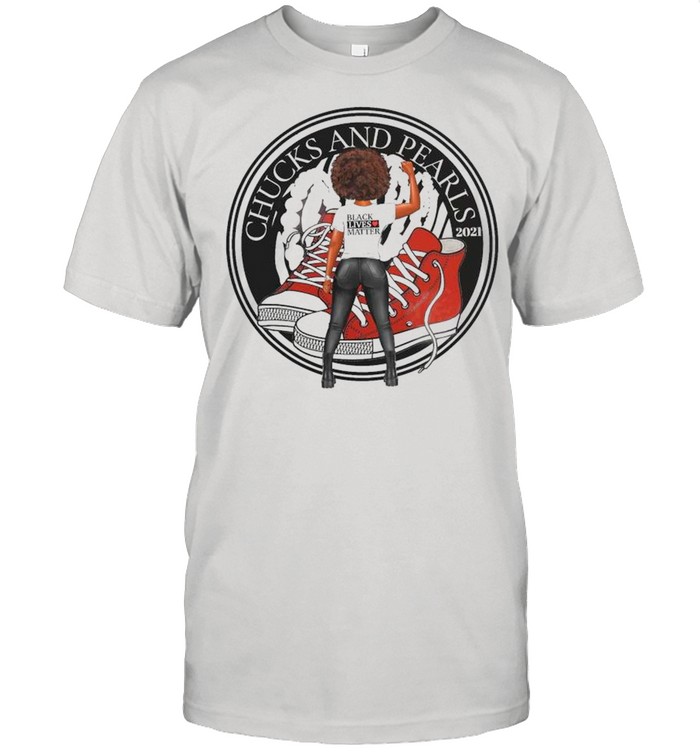 Black Lives Matter Chucks And Pearls 2021 For Kamala Harris shirt Classic Men's T-shirt
