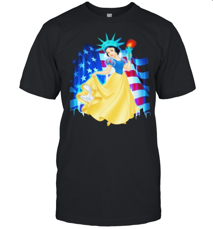 Snow White 4th Of July Independence  Classic Men's T-shirt