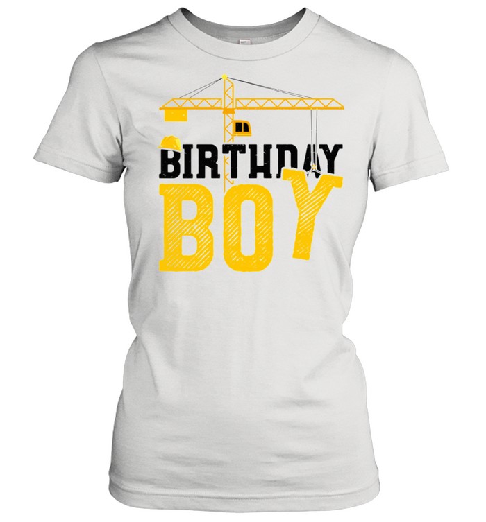 Bauarbeiter Birthday Boy Geburtstag shirt - T Shirt Classic