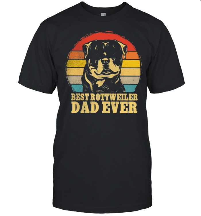 rottweiler dad t shirt