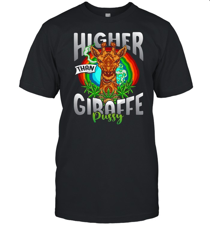 Llama Smoke Weed Higher Giraffe Pussy T-shirt Classic Men's T-shirt