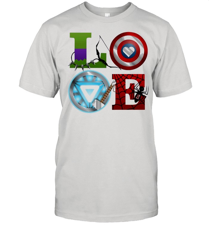 Marvel Avengers Love Symbol Light T-shirt Classic Men's T-shirt