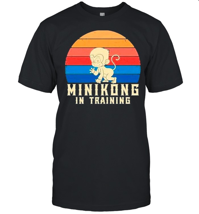Minikong In Training Vintage Retro shirt